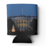 Christmas White House at Night in Washington DC Can Cooler