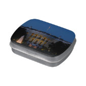 Christmas White House at Night in Washington DC Jelly Belly Candy Tin (Side)