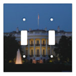 Christmas White House at Night in Washington DC Light Switch Cover