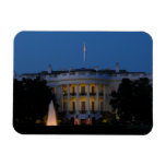 Christmas White House at Night in Washington DC Magnet