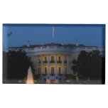Christmas White House at Night in Washington DC Place Card Holder