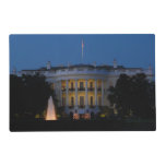 Christmas White House at Night in Washington DC Placemat
