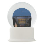 Christmas White House at Night in Washington DC Snow Globe