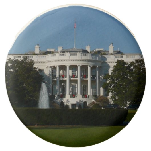 Christmas White House for Holidays Washington DC Chocolate Covered Oreo (Front)
