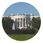 Christmas White House for Holidays Washington DC Classic Round Sticker