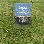 Christmas White House for Holidays Washington DC Garden Flag