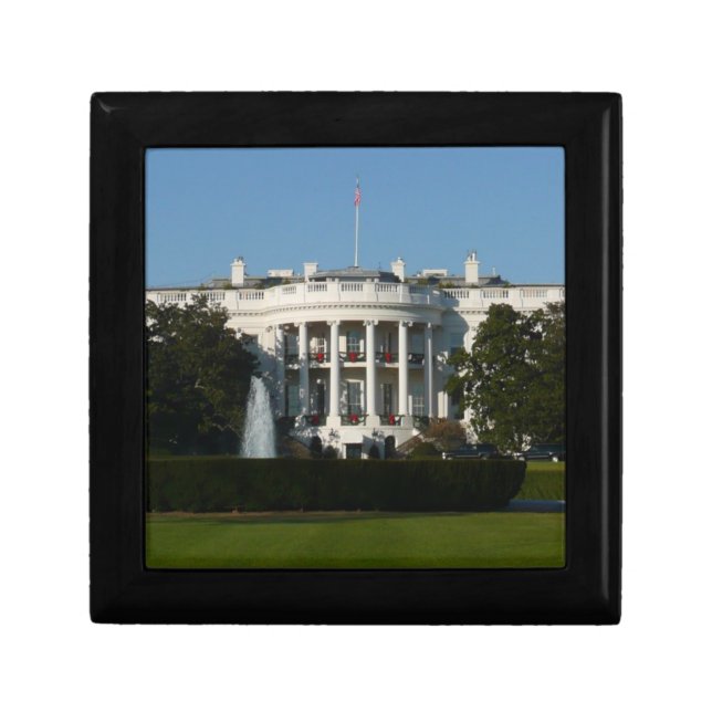 Christmas White House for Holidays Washington DC Gift Box (Front)
