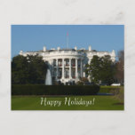 Christmas White House for Holidays Washington DC Holiday Postcard