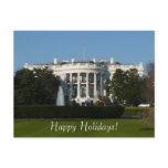 Christmas White House for Holidays Washington DC Holiday Postcard