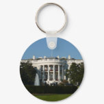 Christmas White House for Holidays Washington DC Keychain