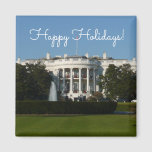 Christmas White House for Holidays Washington DC Magnet