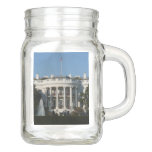 Christmas White House for Holidays Washington DC Mason Jar