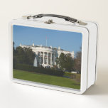 Christmas White House for Holidays Washington DC Metal Lunch Box