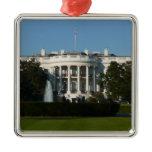 Christmas White House for Holidays Washington DC Metal Ornament