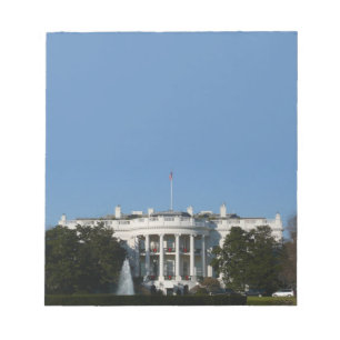 Christmas White House for Holidays Washington DC Notepad