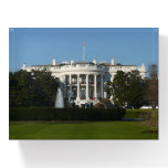 Christmas White House for Holidays Washington DC Paperweight