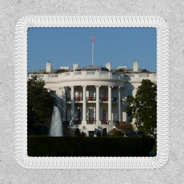 Christmas White House for Holidays Washington DC Patch (Front)