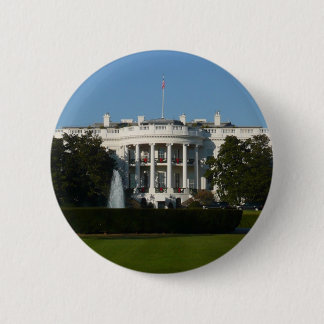 Christmas White House for Holidays Washington DC Pinback Button