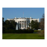 Christmas White House for Holidays Washington DC Poster