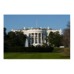 Christmas White House for Holidays Washington DC Poster