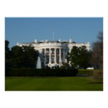 Christmas White House for Holidays Washington DC Poster