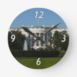 Christmas White House for Holidays Washington DC Round Clock
