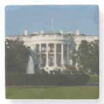 Christmas White House for Holidays Washington DC Stone Coaster