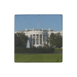 Christmas White House for Holidays Washington DC Stone Magnet