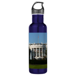 Christmas White House for Holidays Washington DC Water Bottle