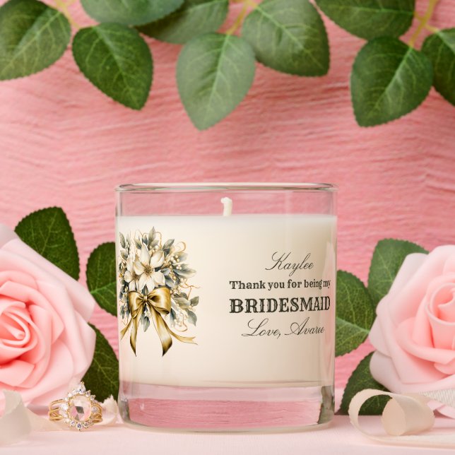 Christmas White Winterberry Wedding Invitation Set Scented Candle (Wedding)