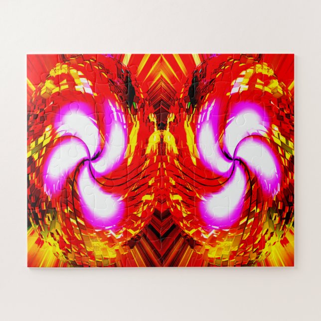 Christmas windmill decorations art jigsaw puzzle (Horizontal)