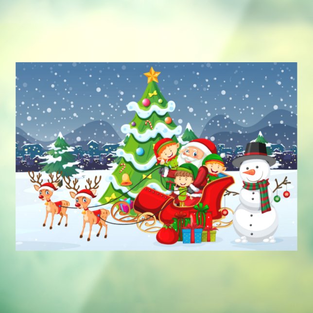 Christmas  Window Cling (Sheet 3)