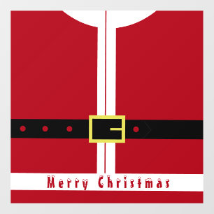 Christmas Window Cling Santa Claus Gifts
