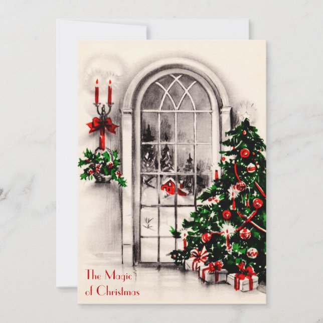 Christmas Window Party Invitation (Front)