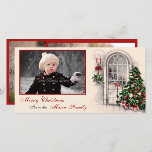 Christmas Window Photo Card