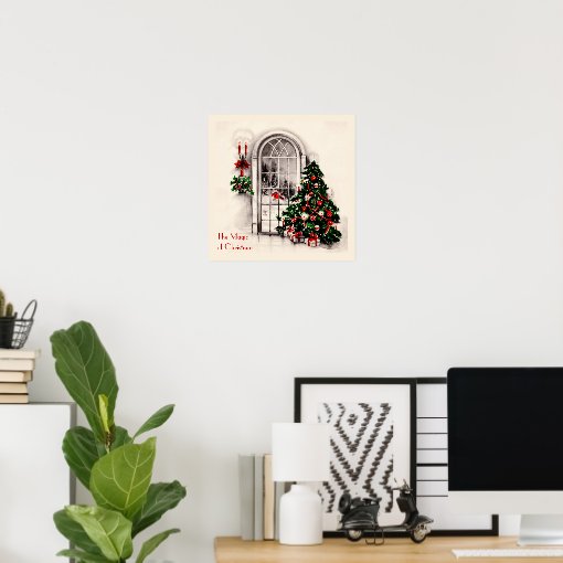 Christmas Window Poster Zazzle