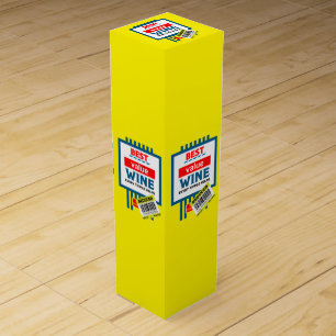 Christmas Wine And Sparkling Wine Labels Box