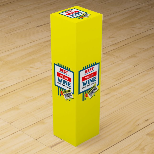 Christmas Wine And Sparkling Wine Labels Box (Front)