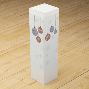 Christmas wine box
