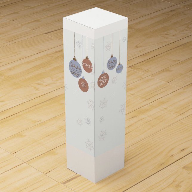 Christmas wine box (Back)