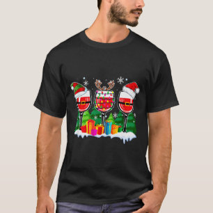 Christmas Wine - Funny Reindeer Santa Xmas Alcohol T-Shirt