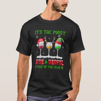 Christmas Wine - Funny Xmas Alcohol Pajama PJ Tops