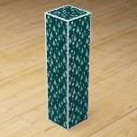 Christmas Wine Lover  Box<br><div class="desc">This design may be personalized by choosing the Edit Design option. You may also transfer onto other items. Contact me at colorflowcreations@gmail.com or use the chat option at the top of the page if you wish to have this design on another product or need assistance with this design. See more...</div>