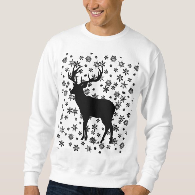 Christmas/Wine Sweatshirt/Hoodi Sweatshirt (Front)