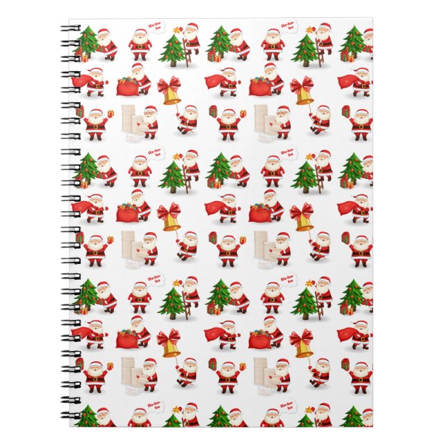 Christmas, Winter and New Year Design Notebook (Front)