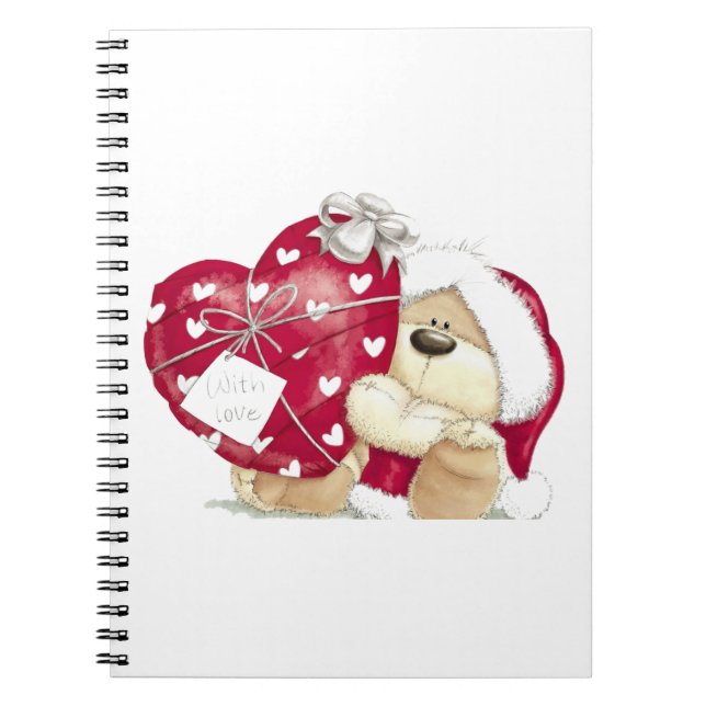 Christmas, Winter and New Year Design Notebook (Front)