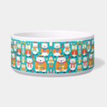 Christmas Winter Animal Party Pattern Bowl<br><div class="desc">This enchanting collection features a delightful array of winter animals adorned in festive accessories, creating a playful and heartwarming atmosphere. The joyful camaraderie of these charming creatures is captured in every detail of this pattern, making it the perfect choice for spreading holiday cheer on your favorite products. Embrace the magic...</div>