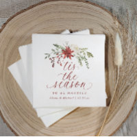 Christmas Winter December Tis the Season Wedding