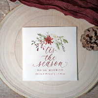 Christmas Winter December Tis the Season Wedding