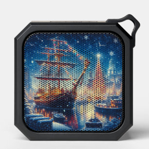 Christmas/Winter docked ship Bluetooth Speaker